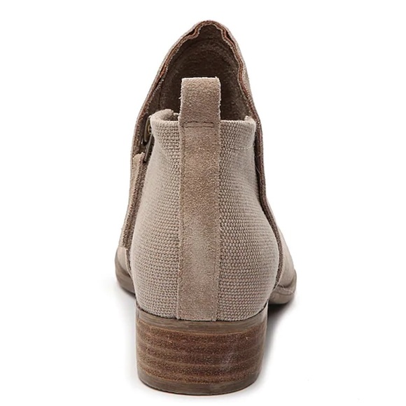 TOMS Desert Taupe Suede Womens Booties Deia - Picture 6 of 9